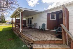 Covered Back Deck - 