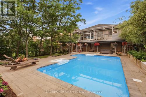 126 Second Avenue, Uxbridge, ON - Outdoor With In Ground Pool With Deck Patio Veranda With Backyard