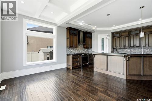 138 Flegel Court, Saskatoon, SK - Indoor Photo Showing Kitchen With Upgraded Kitchen