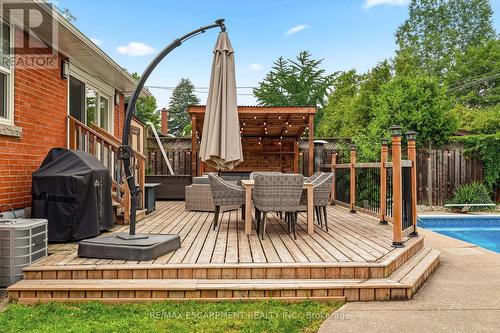 715 Drury Lane, Burlington, ON - Outdoor With In Ground Pool With Deck Patio Veranda