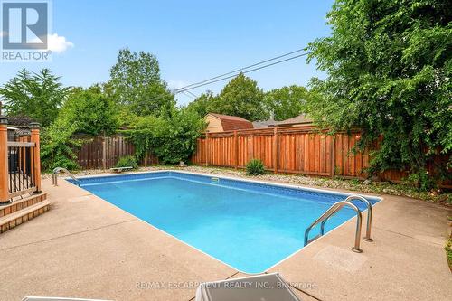 715 Drury Lane, Burlington, ON - Outdoor With In Ground Pool With Backyard