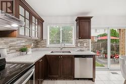 Quarts Countertop, Stylish Backsplash - 