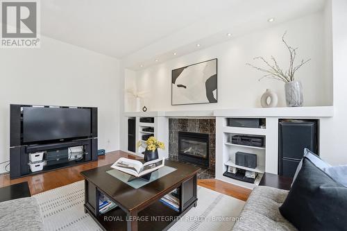 46 Catterick Crescent, Ottawa, ON - Indoor Photo Showing Living Room With Fireplace