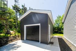 Detached, wired garage - 
