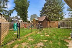 backyard with additional storage - 