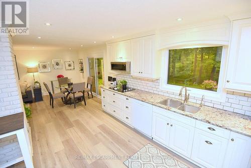 421 8Th Concession Road E, Hamilton, ON - Indoor Photo Showing Kitchen With Double Sink