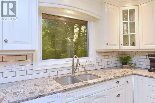 421 8Th Concession Road E, Hamilton, ON - Indoor Photo Showing Kitchen With Double Sink