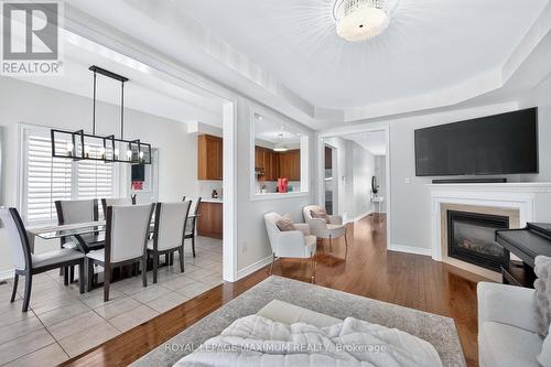 95 White Beach Crescent, Vaughan, ON - Indoor Photo Showing Living Room With Fireplace