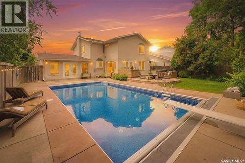 3834 Balfour Place, Saskatoon, SK - Outdoor With In Ground Pool With Backyard