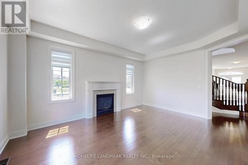 1533 Devine Point, Milton, ON - Indoor Photo Showing Living Room With Fireplace