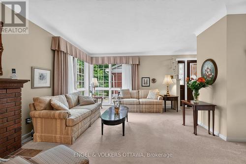 783 Wingate Drive, Ottawa, ON - Indoor Photo Showing Living Room With Fireplace
