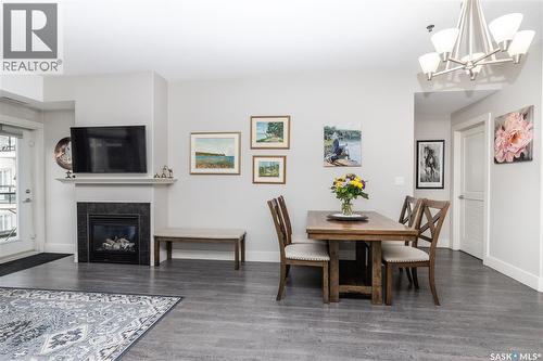 217 1010 Ruth Street E, Saskatoon, SK - Indoor Photo Showing Other Room With Fireplace