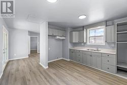 Kitchen area walks into living room - 