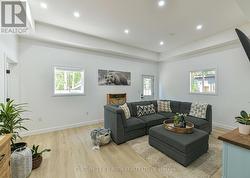 Cozy lower level rec room - 