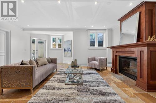 291 Byng Avenue, Toronto, ON - Indoor Photo Showing Living Room With Fireplace