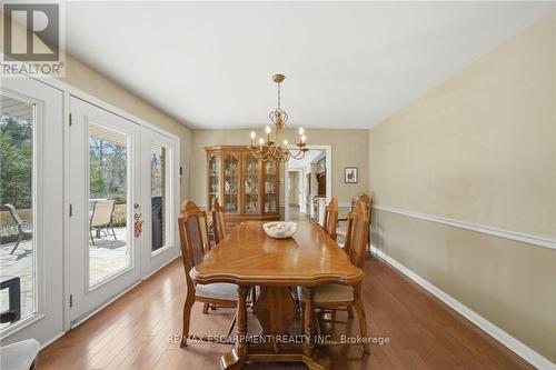 6 Summit Circle, Norfolk, ON - Indoor Photo Showing Dining Room With Fireplace