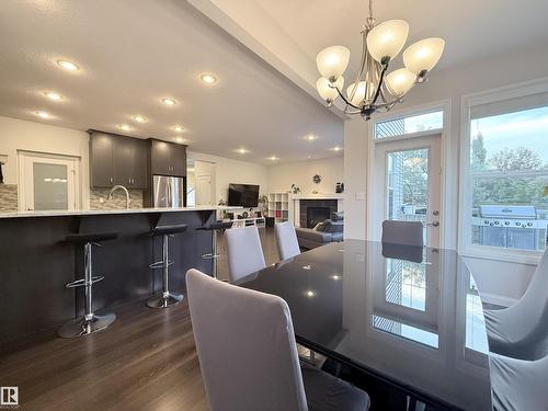 5876 168 Av Nw, Edmonton, AB - Indoor Photo Showing Dining Room
