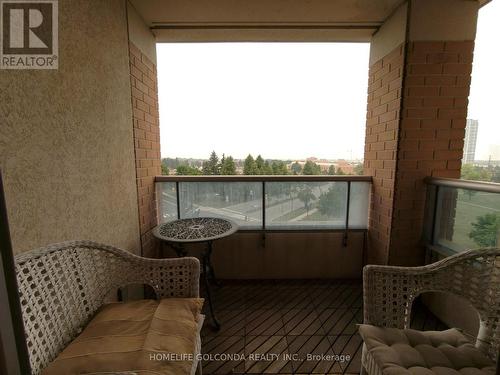 balcony - 720 - 33 Cox Boulevard, Markham, ON - Outdoor With Exterior