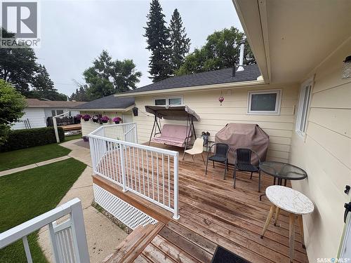 206 March Avenue E, Langenburg, SK - Outdoor With Deck Patio Veranda With Exterior