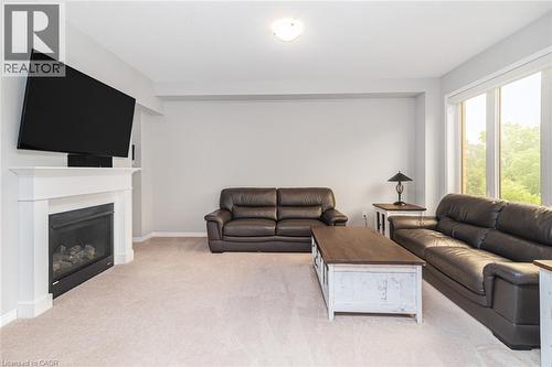 31 Larry Crescent, Caledonia, ON - Indoor Photo Showing Living Room With Fireplace