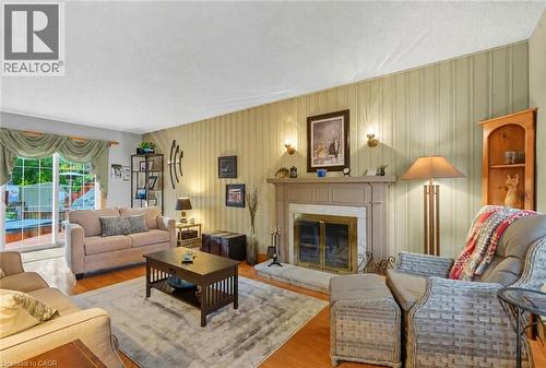 1159 Greening Avenue, Mississauga, ON - Indoor Photo Showing Living Room With Fireplace