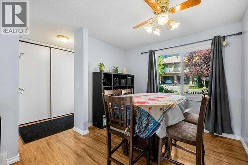 Dining room with new window! - 80, 1055 72 Avenue Nw, Calgary, AB - Indoor Photo Showing Dining Room