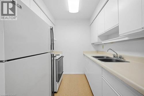 1414 King Street E Unit# 302, Kitchener, ON - Indoor Photo Showing Kitchen With Double Sink