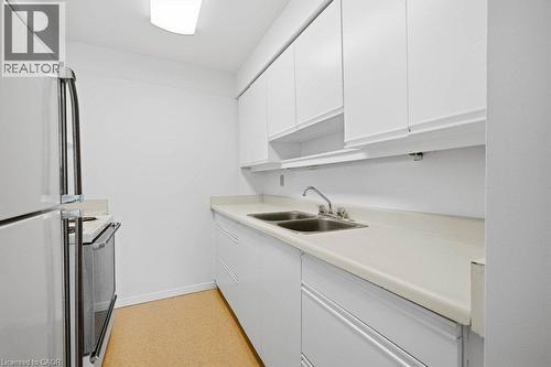 1414 King Street E Unit# 302, Kitchener, ON - Indoor Photo Showing Kitchen With Double Sink