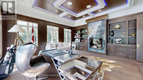 8 High Point Road, Toronto, ON - Indoor With Fireplace