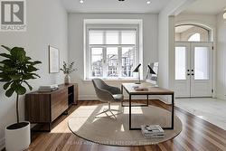 Main floor office - virtually edited to show space - 