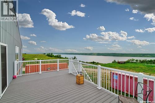 17 Longman Drive, Longlaketon Rm No. 219, SK - Outdoor With Body Of Water With Deck Patio Veranda With View