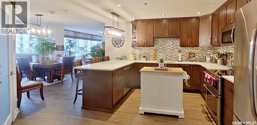 204 2300 Broad Street, Regina, SK - Indoor Photo Showing Kitchen With Upgraded Kitchen