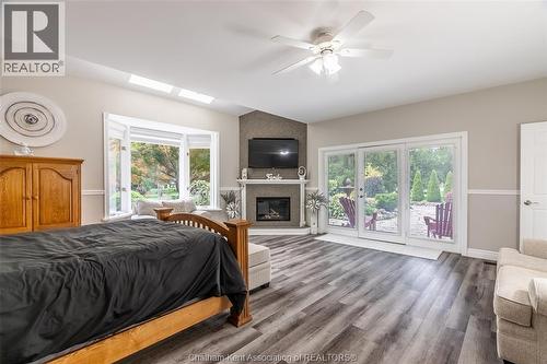 3 Pine Crest Road, Chatham, ON - Indoor Photo Showing Bedroom With Fireplace