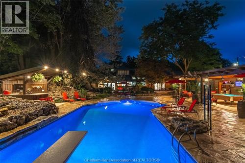 3 Pine Crest Road, Chatham, ON - Outdoor With In Ground Pool With Deck Patio Veranda With Backyard