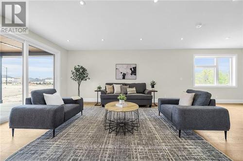 to-be-built (Photo for illustration purpose only) - 92 Craddock Boulevard, Haldimand, ON - Indoor Photo Showing Living Room