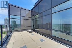 Private unit balcony looking towards Victoria Park, Communitech, and Kitchener's Heritage District. - 