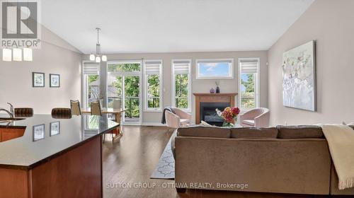 104 Passageway Private, Ottawa, ON - Indoor Photo Showing Living Room With Fireplace