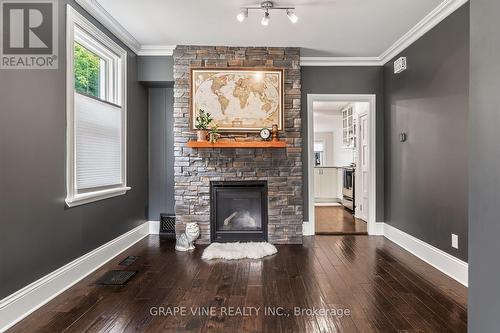 31 Westmount Avenue, Ottawa, ON - Indoor Photo Showing Living Room With Fireplace