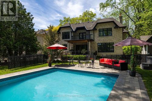 1165 Garden Road, Mississauga, ON - Outdoor With In Ground Pool