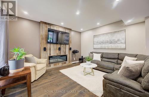 5106 Ament Line, Wellesley, ON - Indoor Photo Showing Living Room With Fireplace