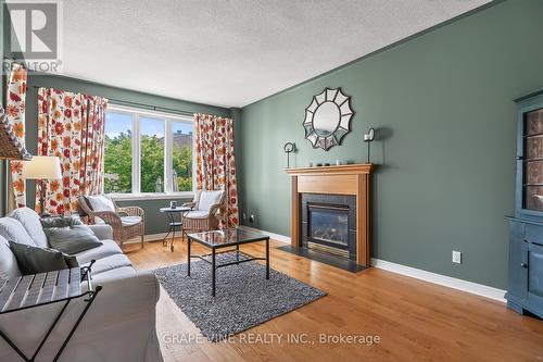 175 Allanford Avenue, Ottawa, ON - Indoor Photo Showing Living Room With Fireplace