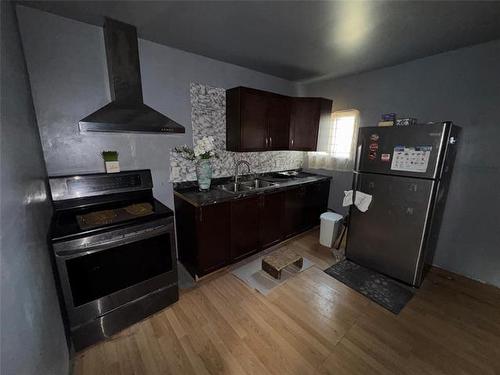 680 Simcoe St, Winnipeg, MB - Indoor Photo Showing Kitchen With Double Sink