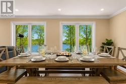 Dining Room Overlooking the Lake - 
