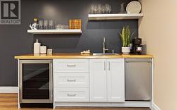 Wet Bar in Basement Games Room - 