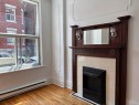 Living Room - 1-387 Rue Édouard-Charles, Montréal (Le Plateau-Mont-Royal), QC  - Indoor With Fireplace 