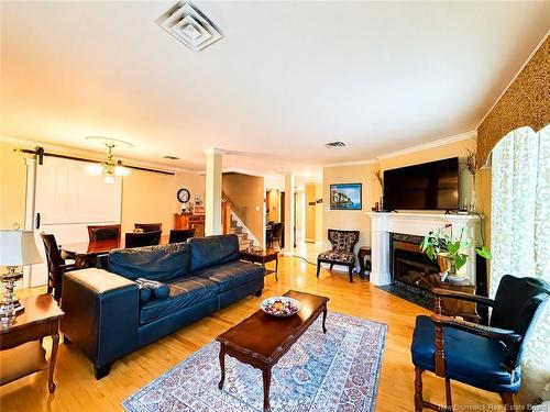 102 St George, Bathurst, NB - Indoor Photo Showing Living Room With Fireplace