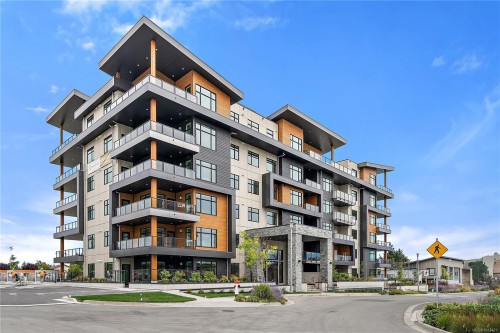 #202-2520 Hackett Cres, Central Saanich, BC - Outdoor With Balcony With Facade
