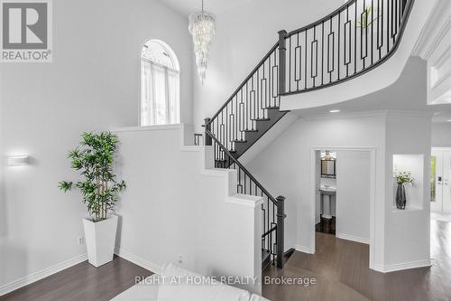 Great Room Main Floor Staircase - 4145 Bonavista Crescent, Burlington, ON - Indoor Photo Showing Other Room