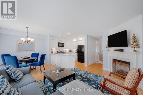 64 Foxborough Drive, Hamilton, ON - Indoor Photo Showing Living Room With Fireplace