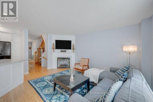 64 Foxborough Drive, Hamilton, ON - Indoor Photo Showing Living Room With Fireplace